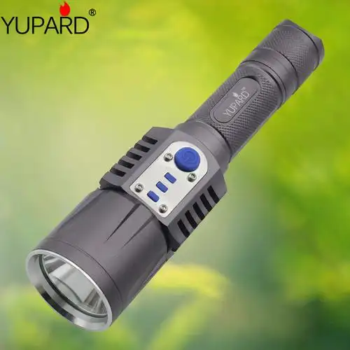 l2可充电宝usb强光家用徒步手电筒远射户外18650防水移动电源t6