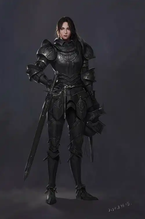 原画练习女战士