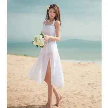 snight泳衣女三件套保守遮肚胖mm韩国裙式比基尼罩衫钢托大胸聚拢外套