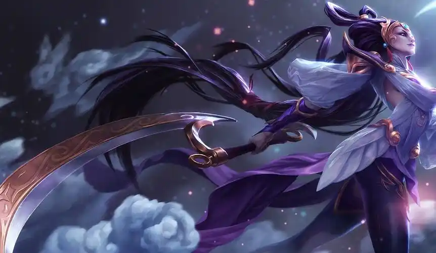 英雄联盟:皎月女神,屠杀全场教学