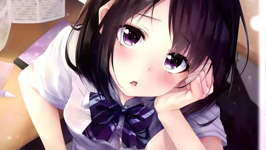 学生制服的诱惑精选二次元桌面壁纸jk制服动漫二次元