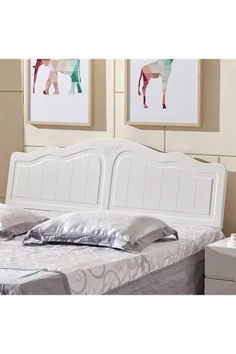 新款订制床头板靠背韩式田园简约现代白色烤漆床架