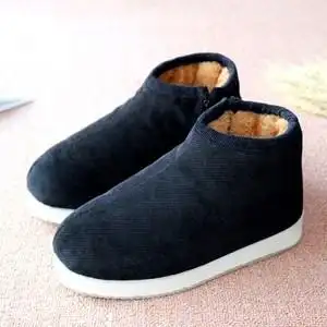男式保暖棉鞋图片