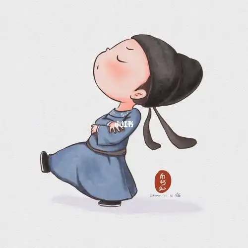 可爱q版古风人物
