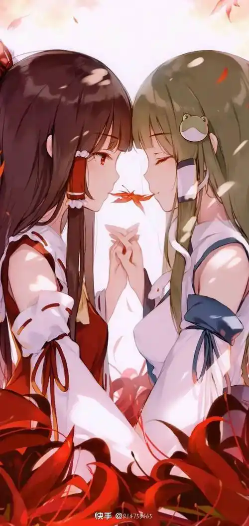 【精选高清壁纸】二次元,闺蜜友谊,我听过千万句关于美好的句子,全都