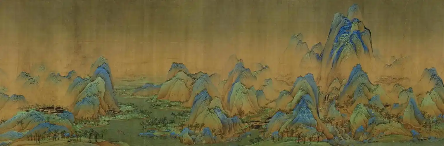 (北宋)王希孟 《千里江山图》局部