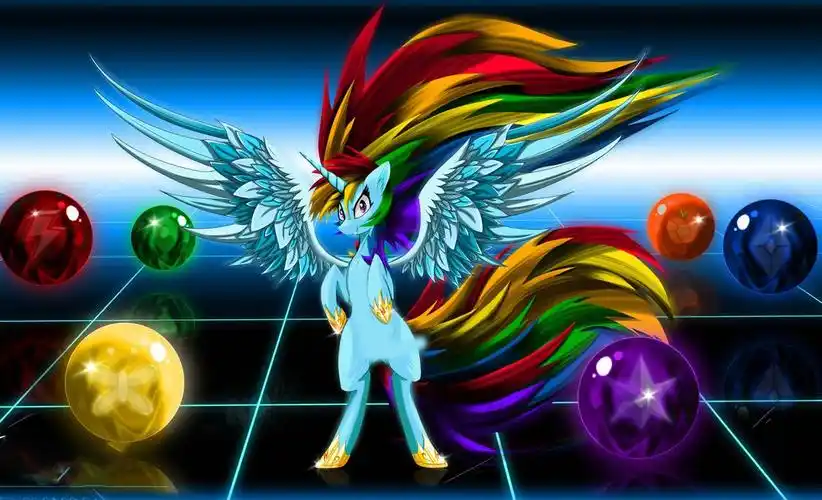 小马们进化的最终形态紫悦变身六翼天使云宝黛西化身彩虹公主