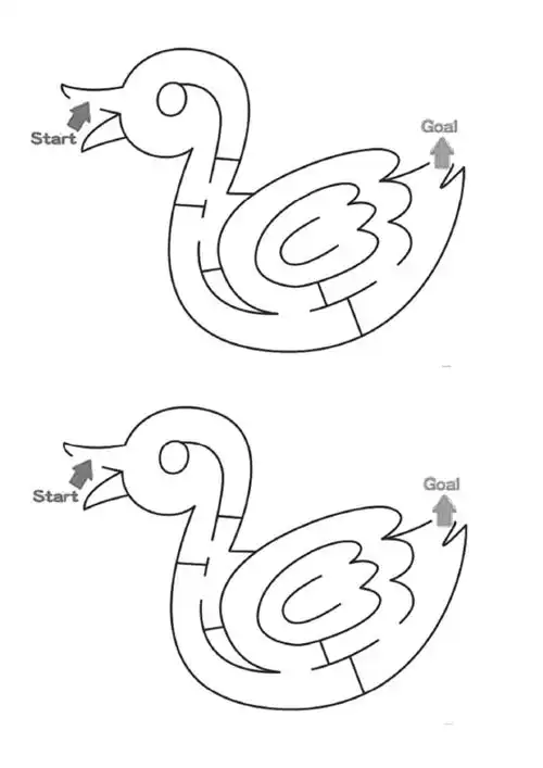 儿童迷宫图完美打印版