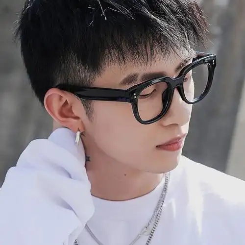大黑框眼镜男潮大脸显瘦显小可配有度数镜片光学眼睛近成品近视女