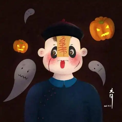 可爱二次元僵尸头像带有动漫僵尸的头像可爱僵尸头像卡通精选头像头像