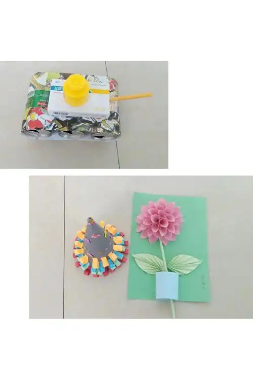 东长寿幼儿园"变废为宝"亲子手工作品展