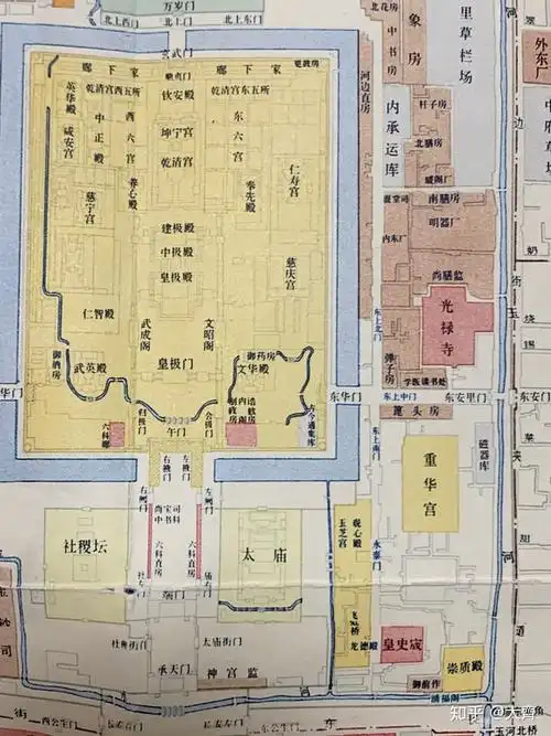 明代皇城地图是怎样的
