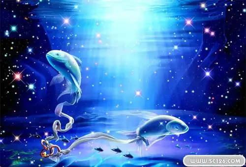 求一张唯美的双鱼座插画