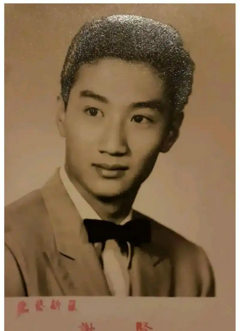 谢霆锋大儿子和爷爷谢贤年轻时更像一点,没有爸爸谢霆锋帅气.