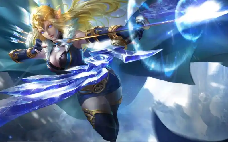 活动作品王者荣耀艾琳1秒万血趁重塑前纪念一下