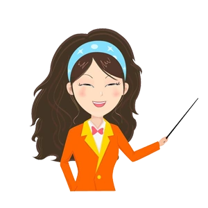 卡通教师节教课的女老师免抠素材