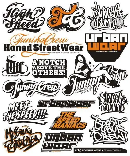 英文字体logo设计欣赏