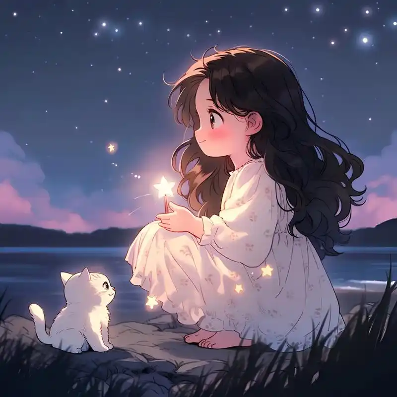 超级可爱又治愈的女生头像98 如果未来无法预料,那就别吝啬爱与生活