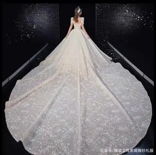 时尚流行款婚纱图片