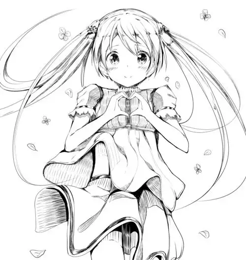 各位大神神们~ 求这张动漫线稿の原图~ 上了色的~ 谢谢!