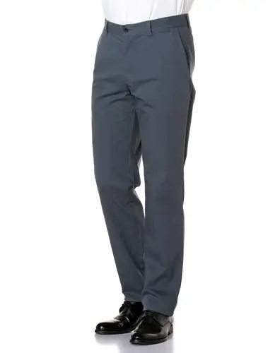 深灰蓝色百搭时尚长裤