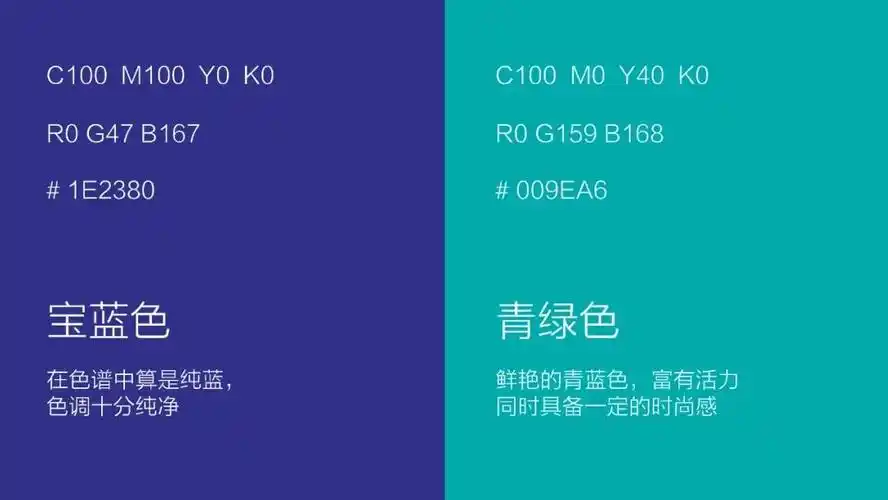 新logo一改之前蓝色所代表的沉稳,理性的形象,以宝蓝色和青绿色为主