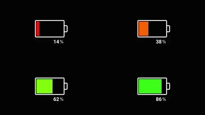 电量显示电池充电4k视频通道合成