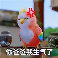 你爸爸我生气了