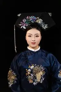 000人付款淘宝故宫写真拍摄清朝古装旗头两把头假发头饰阿波罗咕噜