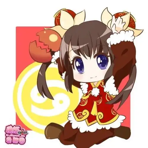 十二星座q版动漫少女系列