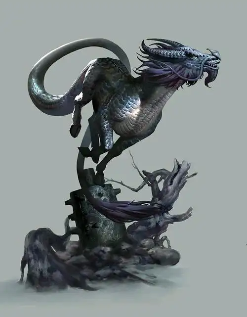 传说囚牛是众多龙子中性情最温顺的,它不嗜杀不逞狠,专好音律.