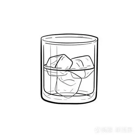 水杯 strong>冰块简笔画 /strong>
