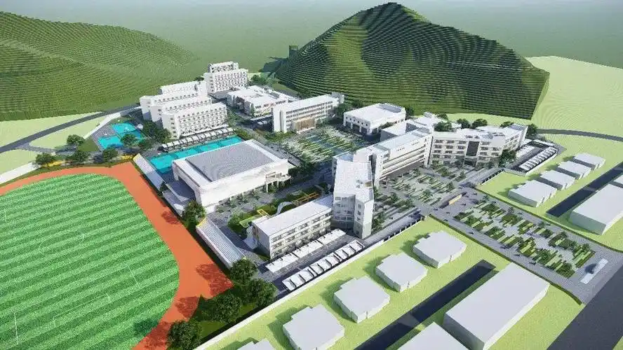 玉环市玉城中学新校区来了!8月便可投入使用!_施工_项目_正在进行