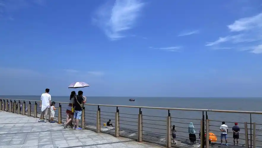 天津东疆港海边风光—观海(陕西高校)