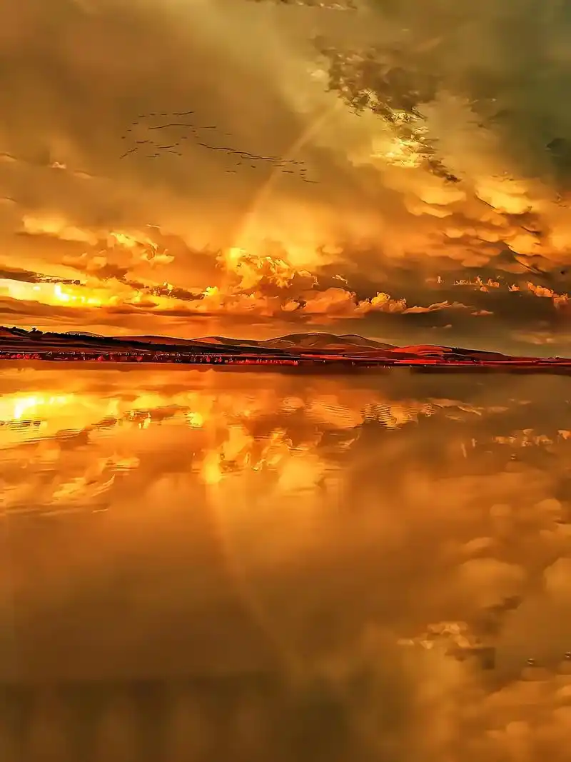 你手机相册里最美的夕阳图片是哪张我想看看.#抖音图文来了   - 抖音