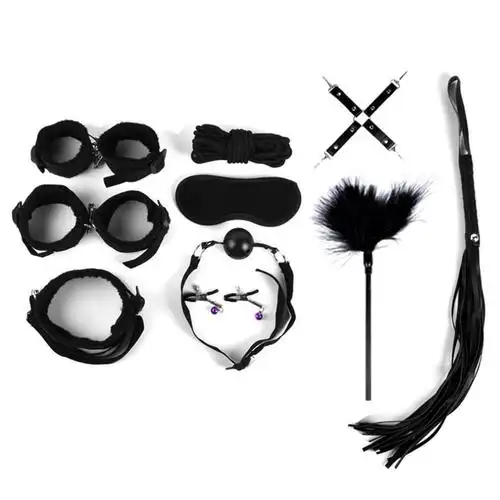 性用品 另类捆绑束缚十件套装夫妻 性调教床上玩具 粉色【图片 价格