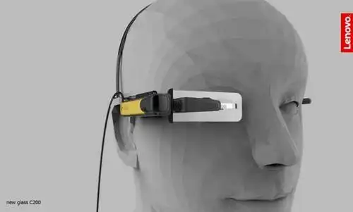 联想新视界的单目眼镜c200