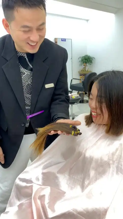 剪掉的头发能值多少米