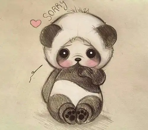 简笔画动物可爱彩铅