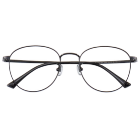 眼镜框男女款电脑手机护目眼镜1505亮黑色防蓝光配镜161防蓝光镜片