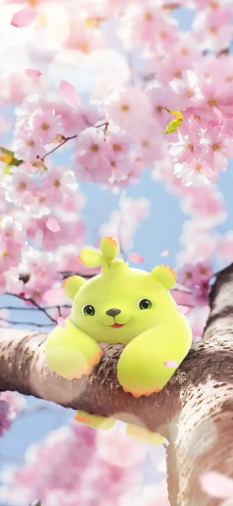 暖心壁纸|萌芽熊绝美壁纸汇总,里面还藏了朋友圈宝藏文案哦