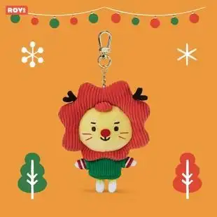 roy6 包包卡通动漫周边挂件配饰 friends line 圣诞莱阳11cm冬季