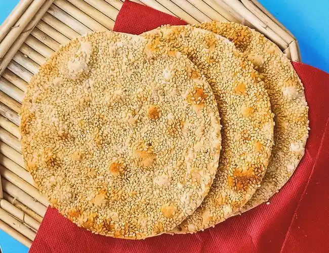 山东特产周村烧饼特色小吃老人爱吃小零食一级礼盒装甜味甜味2箱50的