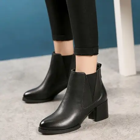 【时尚短靴】_韩版女靴子图片_女春秋单靴价格_搭配分享 - 爱逛街手机