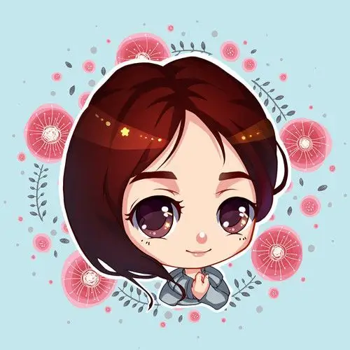 真人转q版 q版头像 形象婚礼照转q版手绘 形象q版定制 糯米私画社