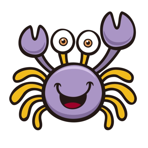 可爱动物螃蟹图片