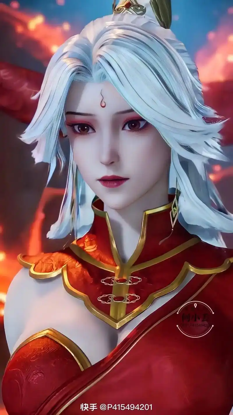 国漫女神之#妖神记##羽焰# - 抖音