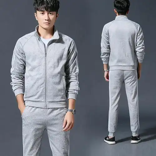 运动套装男春秋季运动套休闲装男士运动服套装