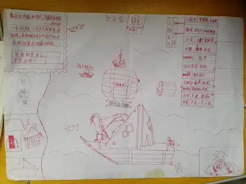 走,神秘岛上探险去! ——记七小新锦学校3.2班读书交流会