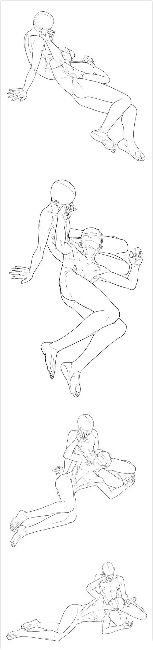 躺在基友腿上的动态参考